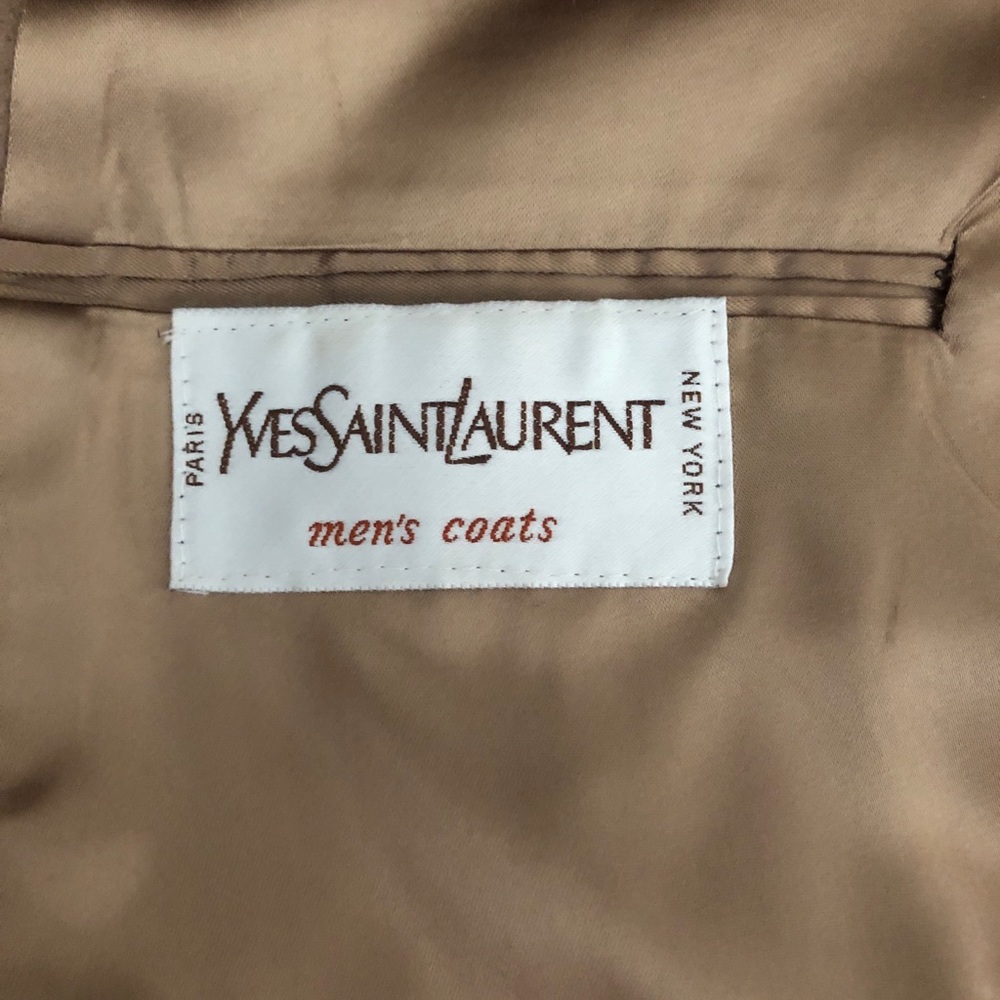 YSL wool trench coat. - Picture 3 of 3